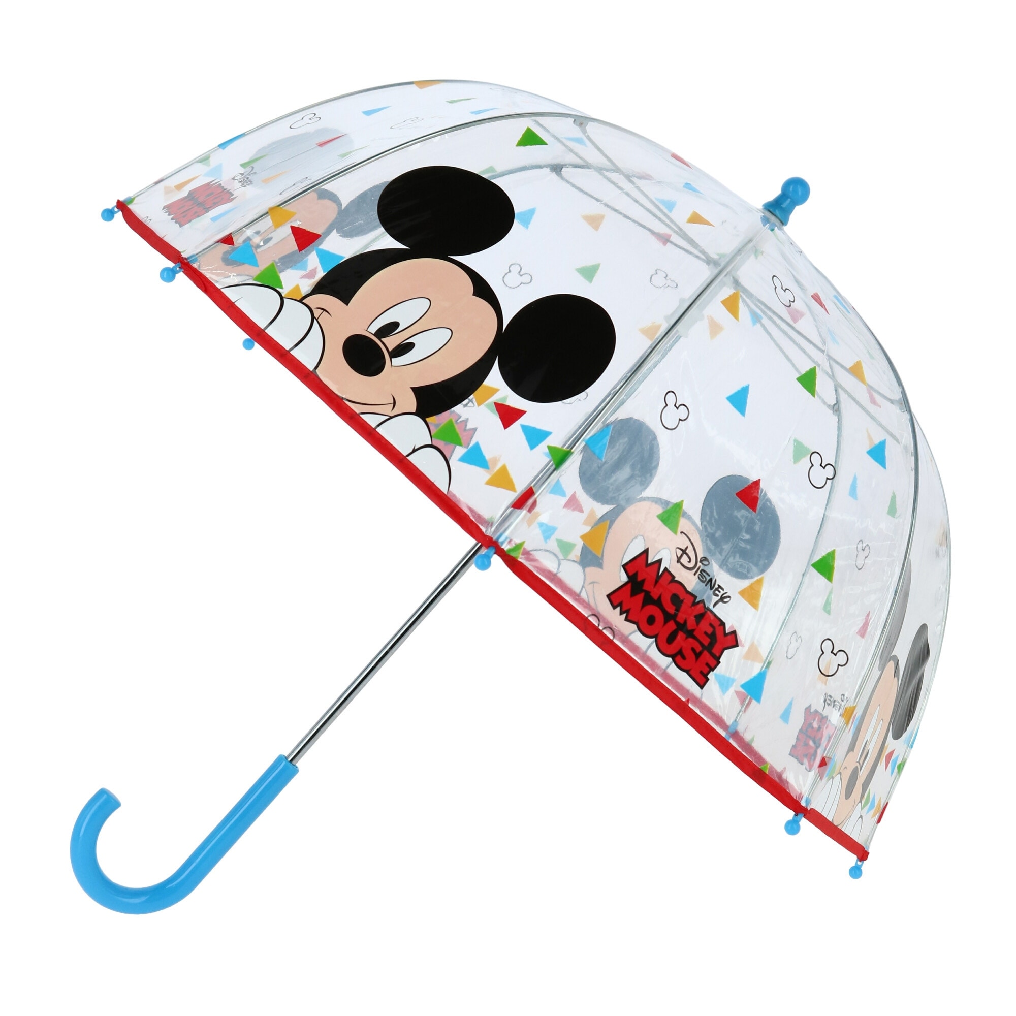 TradeMark Collections Disney Mickey Mouse Blue And Red Kids Umbrella
