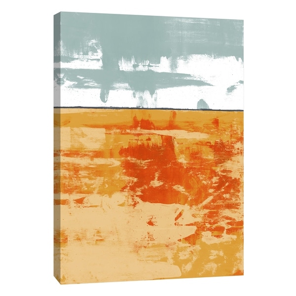 PTM Images 9-105301 PTM Canvas Collection 10" x 8" - "Squeegeescape 24" Giclee Abstract Art Print on Canvas