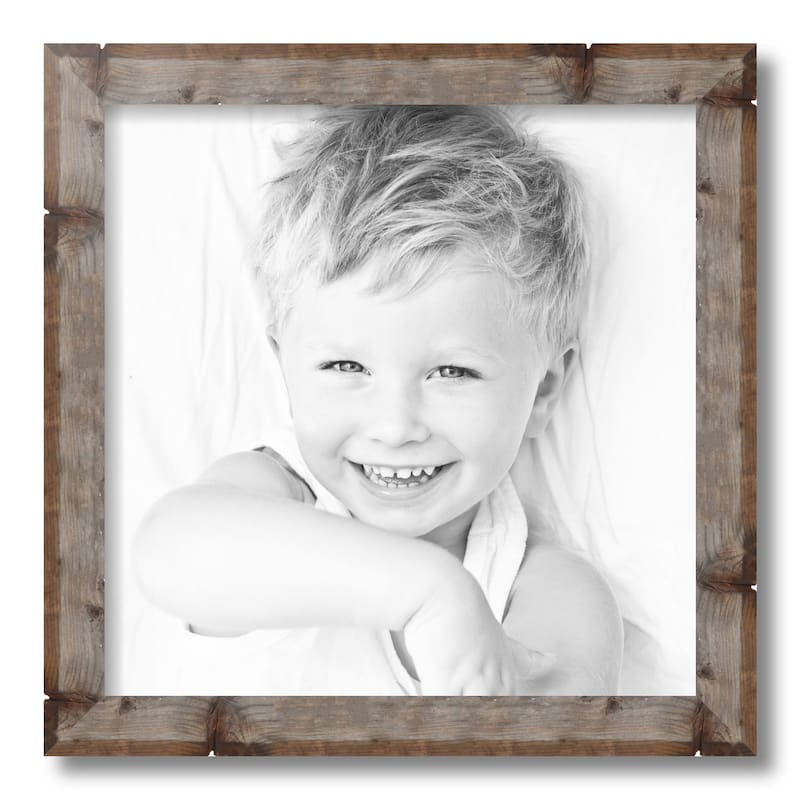 ArtToFrames Bosswood Rustic 15x15 Inch Picture Frame, 1.63 Inch Wood Poster Frame Available in Multiple Colors (SM-SC-15x15)