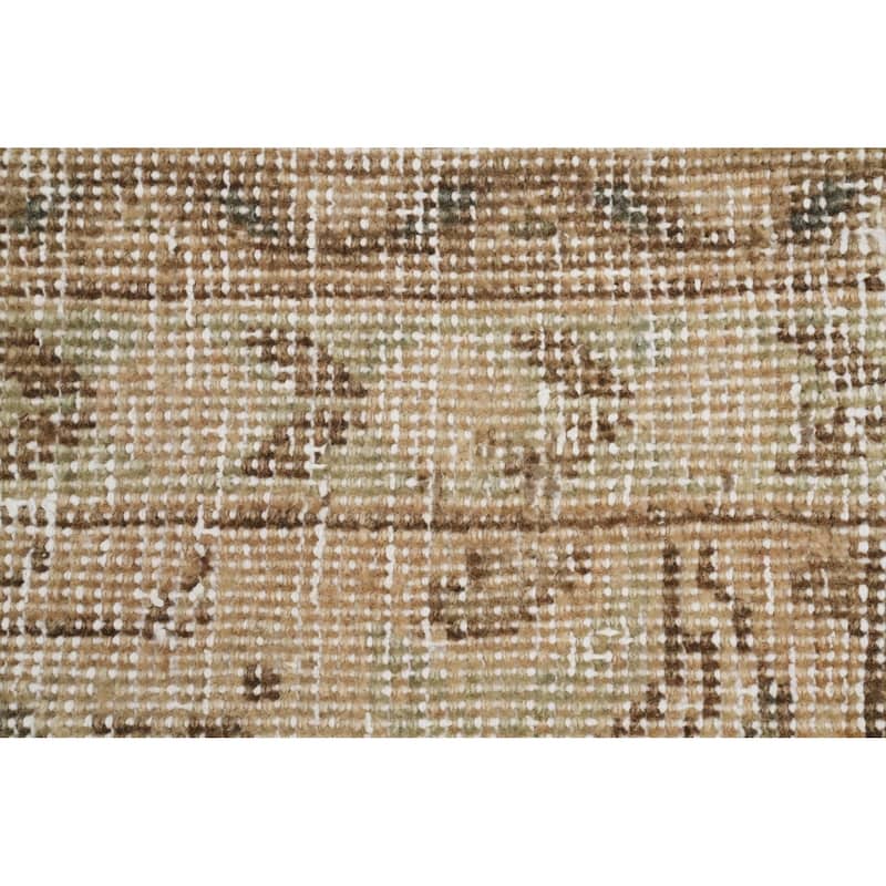 Hand Knotted Oriental 100% Wool Carpet Traditional Floral Beige & Ivories Mahal Area Rug - 13' 1'' X 9' 4''
