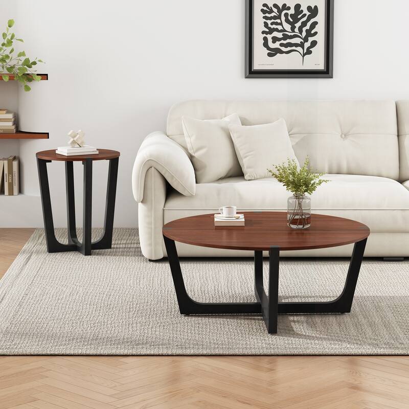 Exquisite Acacia Wood Coffee Table with Versatile Appeal and Sturdy Construction