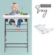 preview thumbnail 7 of 18, hauck Alpha High Chair Tray Table Compatible with Wooden Alpha+ and Beta+, White - 5.17