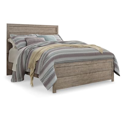 Signature Design by Ashley Balnain Grey Panel Bed