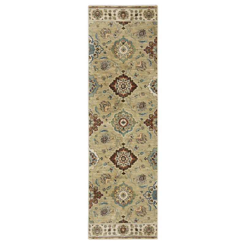 HomeRootsFloral Traditional Runner Area Rug