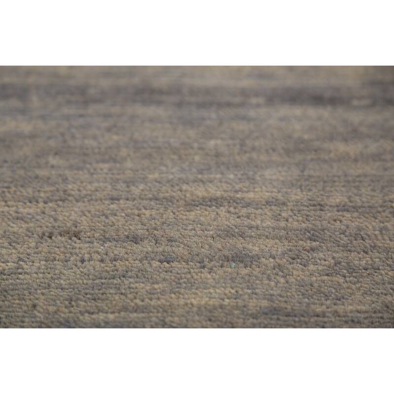 Grays & Beige Modern Gabbeh Area Rug Handmade Wool Carpet - 6'9" x 9'8"