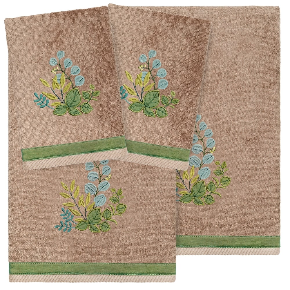 Authentic Hotel and Spa Turkish Cotton Botanica 4 PC Towel Set