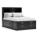 preview thumbnail 4 of 6, Furniture of America Brent Kids Storage Platform Bed with Drawers and Bookcase Headboard