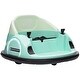 preview thumbnail 1 of 14, Remote Control 360° Spin Toddler Bumper Car with Safety Belt and LED Lights, ASTM Certified Green