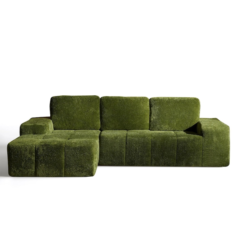 OVIOS Starry Sky Fabric Chaise Lounge Sofa