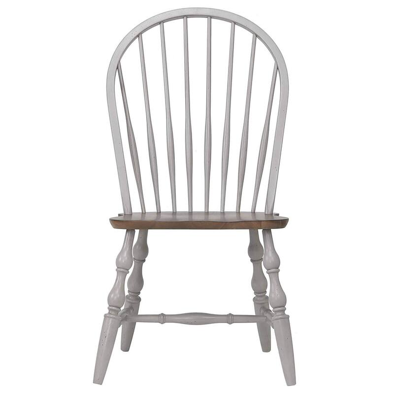 Retro Dining Chairs - Set of 2 - Farmhouse Style - Wood Frame - Easy Assembly