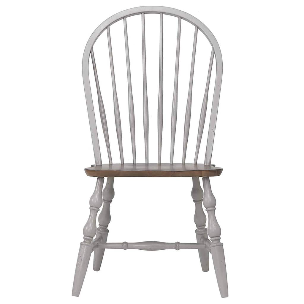 Retro Dining Chairs - Set of 2 - Farmhouse Style - Wood Frame - Easy Assembly