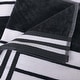 preview thumbnail 7 of 10, Superior Striped Large Oversized Cotton Beach Towel - Set of 6