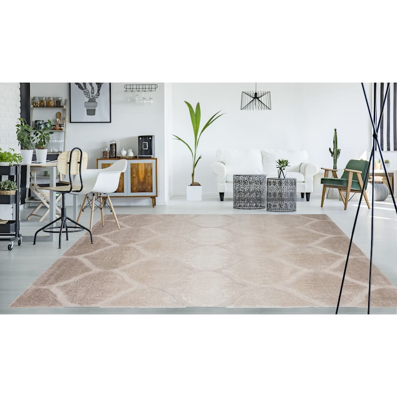 Noori Rug Monaco Theron High-low Trellis Area Rug