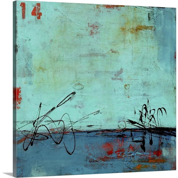 "Blue Bay Marina II" Canvas Wall Art