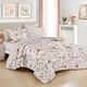 preview thumbnail 6 of 13, 7 pieces floral bed in a bag comforter set