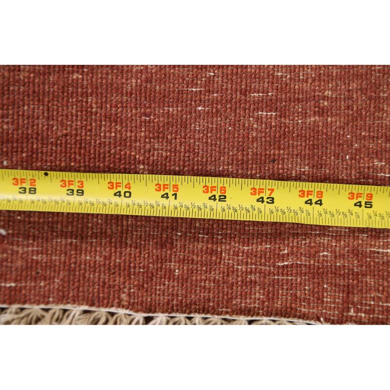 Modern Gabbeh Kashkoli Oriental Runner Rug Wool Hand-knotted Carpet - 2'9" x 16'8"