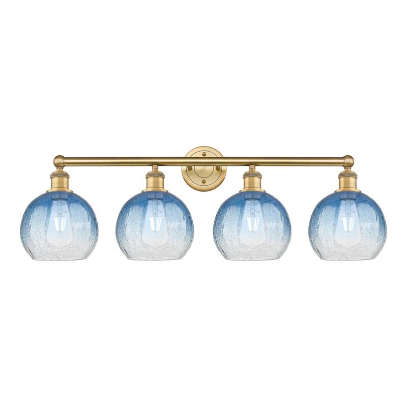 Innovations Lighting Endless Possibilities Edison - Brookhaven Globe - 4 Light 35" Bath Vanity Light