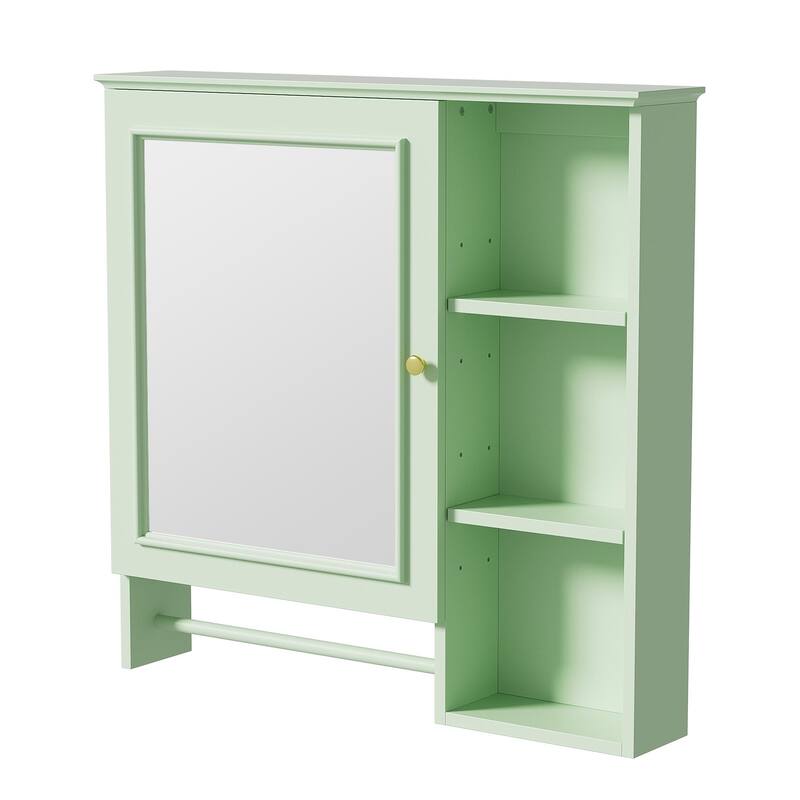 Modern Wall Mounted Design,Wall Mounted Bathroom Storage Cabinet,Medicine Cabinets with large mirror door