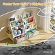 preview thumbnail 4 of 14, 3-Tier Kids Bookshelf and Toy Organizer, Bookcase with Toy Bins