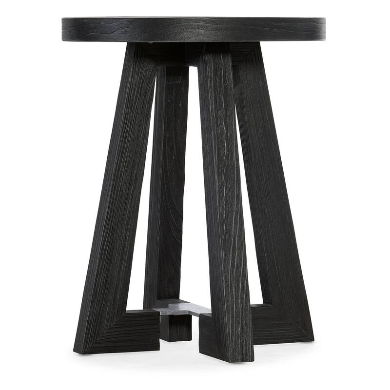 Hooker Furniture 6033-50004-99 Chapman 20" Diameter Accent Table - Charred Black