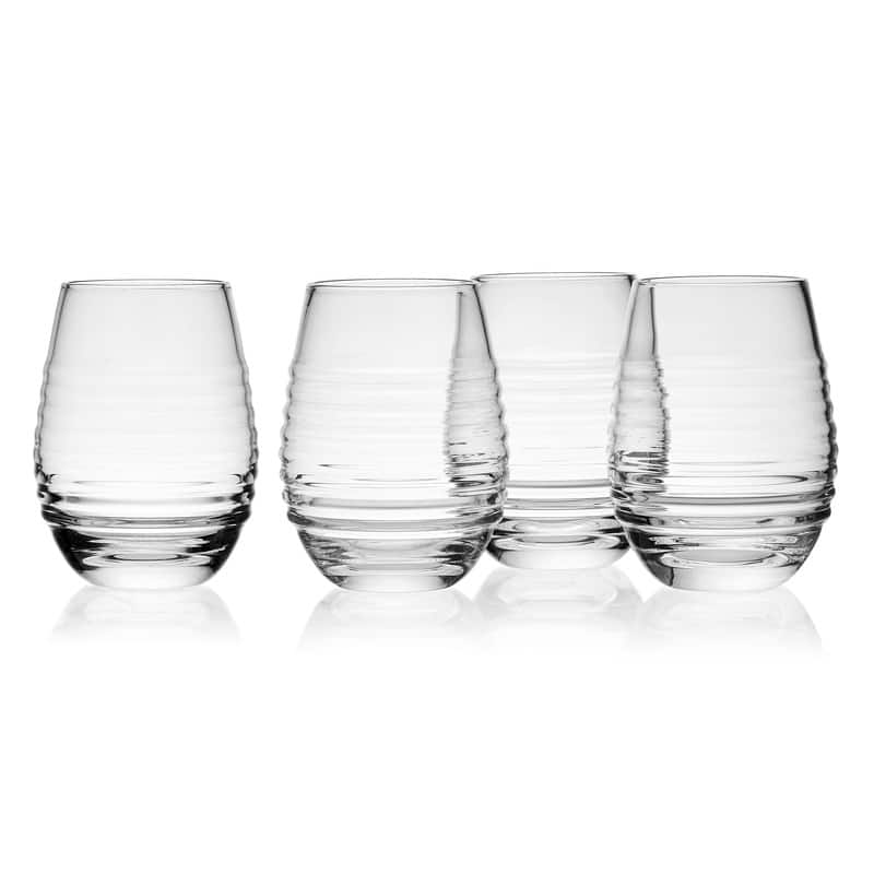 Mikasa Set of 4 Ciara Stemless Wine Glasses, 18 Oz