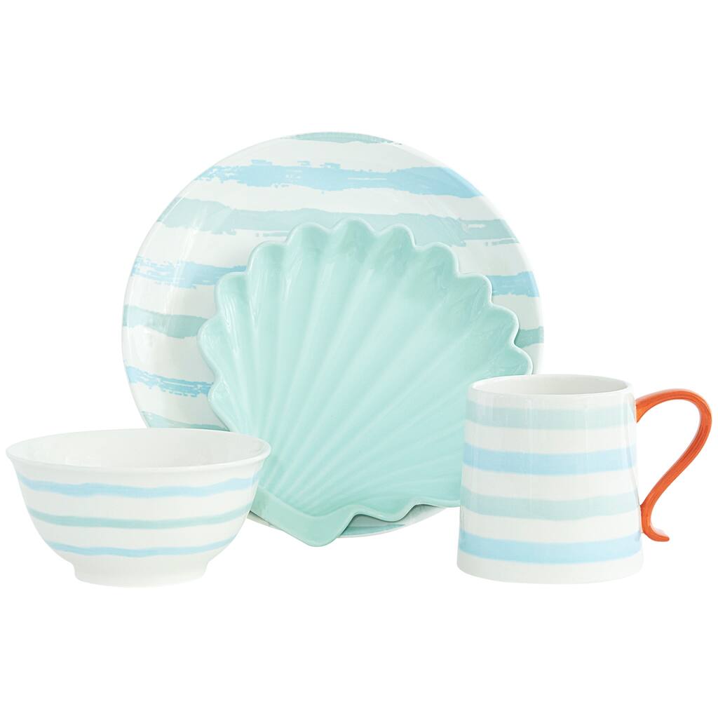 Seashell - 16pc Dinnerware Set