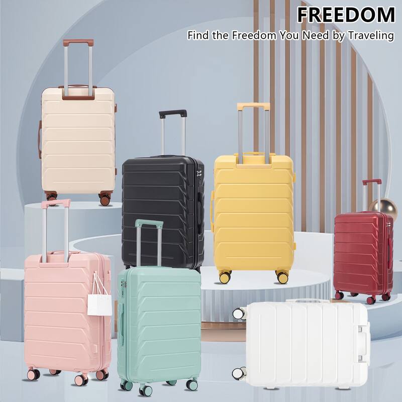 Fashion Luggage Lightweight Luggage, 3-Piece Set with Combination Lock and Universal Wheels, for Boarding and Travel