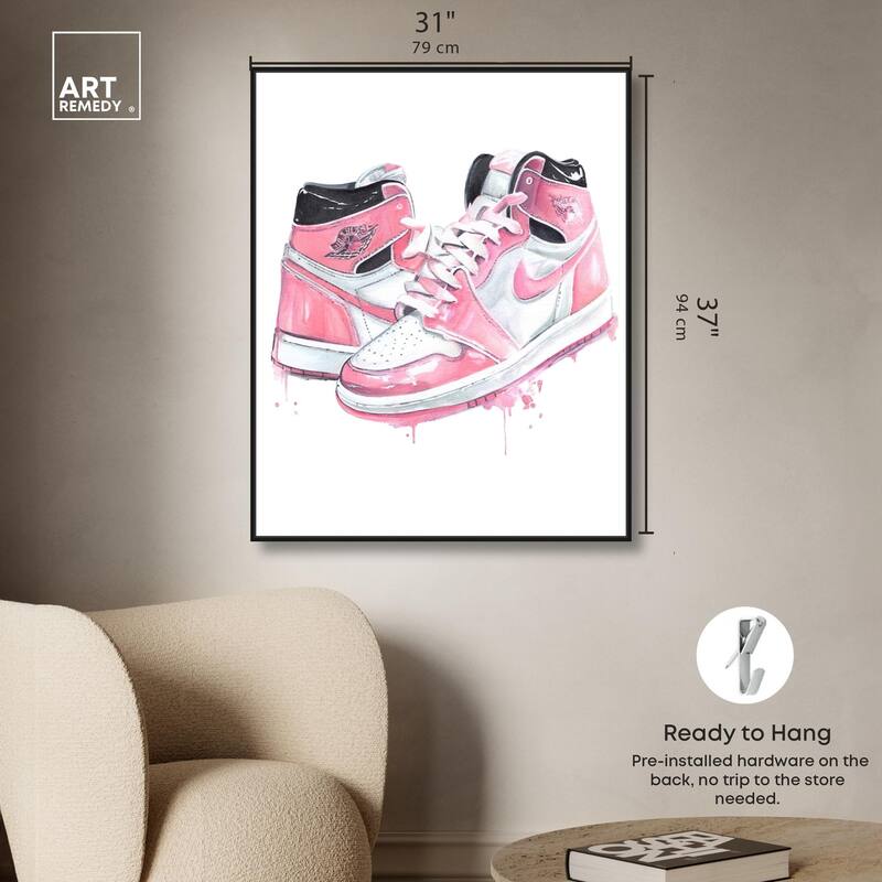Doll Memories - Walk in Pink Canvas by Art Remedy
