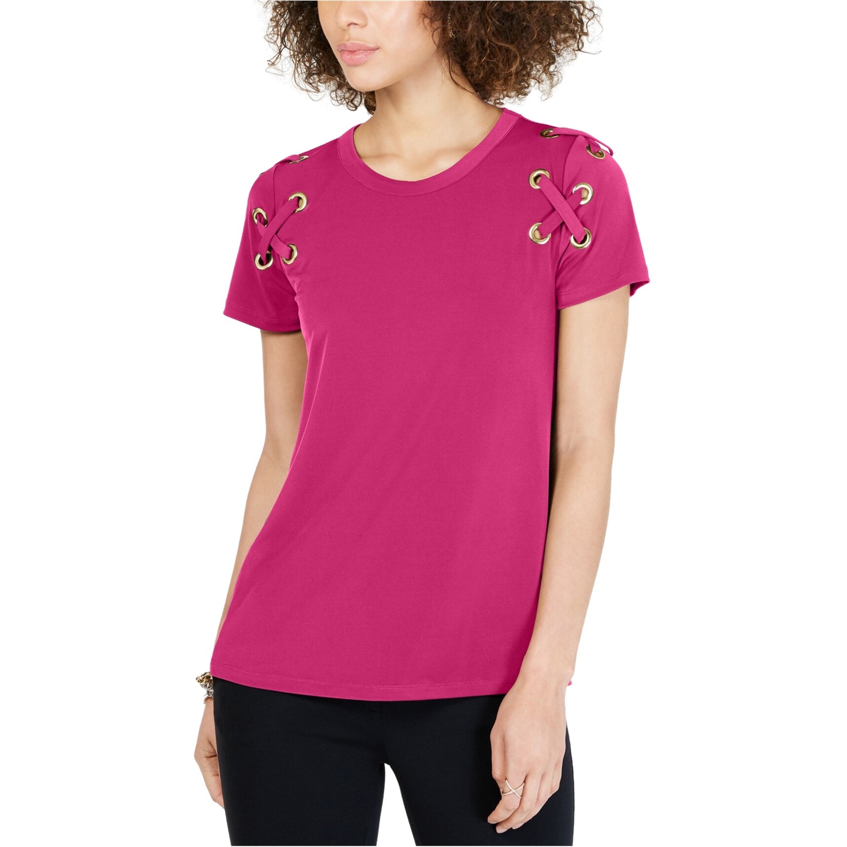 michael kors t shirt womens pink