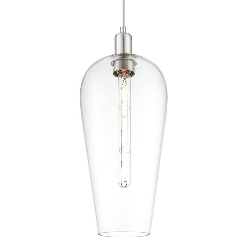 Innovations Lighting 716-1P-G456-8CL Chelsea 8" Wide Cord Hung Mini - Brushed Satin Nickel
