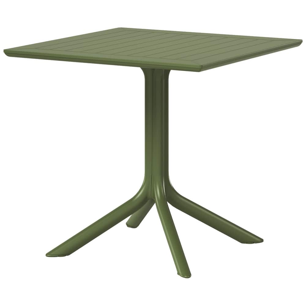Frond and Form 31.5 Inch Outdoor Square Dining Table