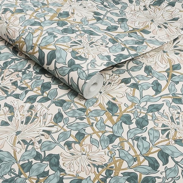 morris honeysuckle wallpaper