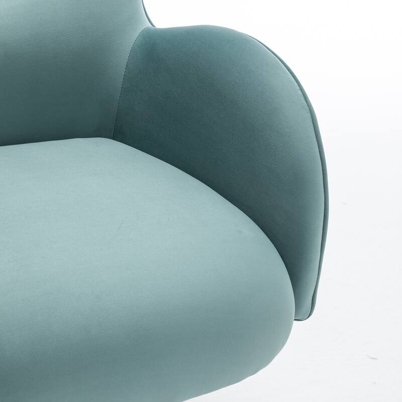 SEYNAR Modern Glam Velvet 360 Degree Swivel Armchair Set of 2