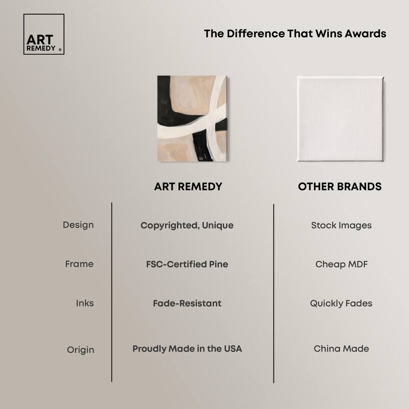 Subline Strokes I Canvas by Art Remedy, Gallery Wrapped