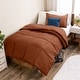 preview thumbnail 80 of 138, Bare Home Hypoallergenic Down Alternative Comforter Set Twin - Twin XL - Terracotta