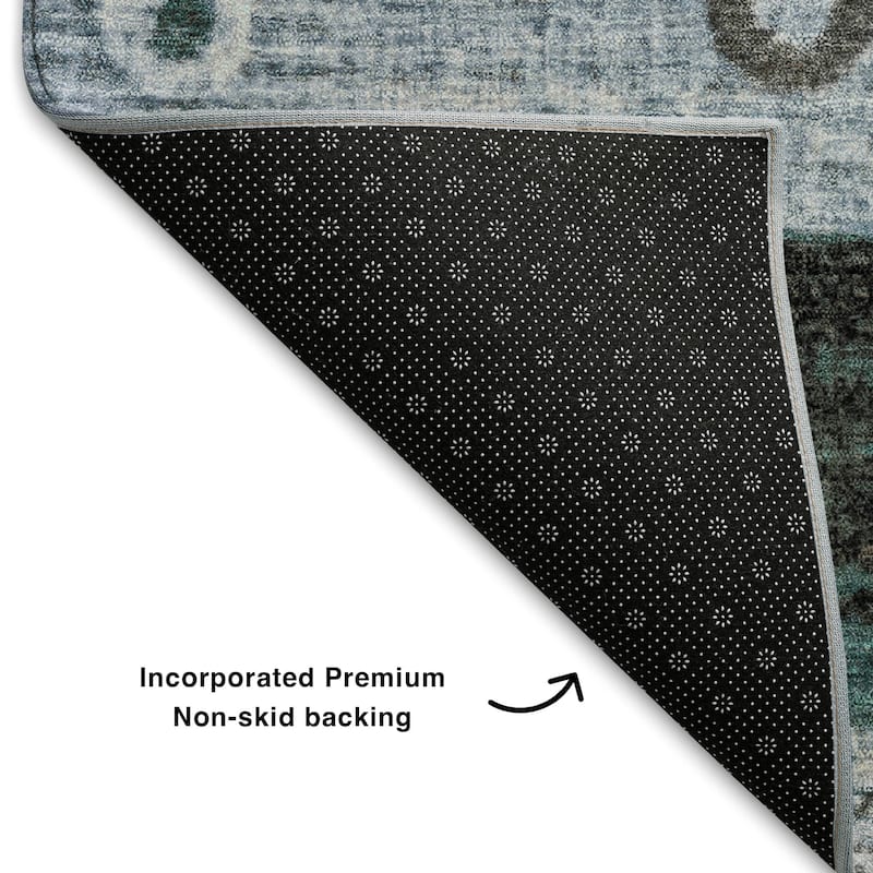 Premium Washable Super Soft Global Stripes Mayfield Rug