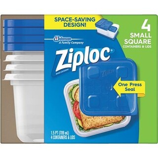 Johnson S C Inc 4 Pack Freezer Container 70935 Unit: EACH - Bed Bath ...