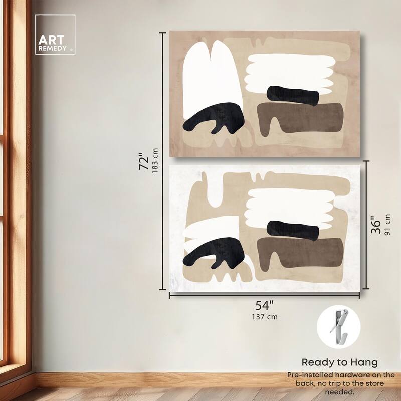 Sandera Set Canvas Set of 2 by Art Remedy, Gallery Wrapped
