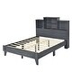 preview thumbnail 7 of 21, Platform Bed, Headboard with USB Charging