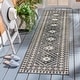 preview thumbnail 33 of 79, SAFAVIEH Veranda Eyvor Indoor/ Outdoor Waterproof Patio Backyard Rug 2'3" x 10' Runner - Ivory/Grey