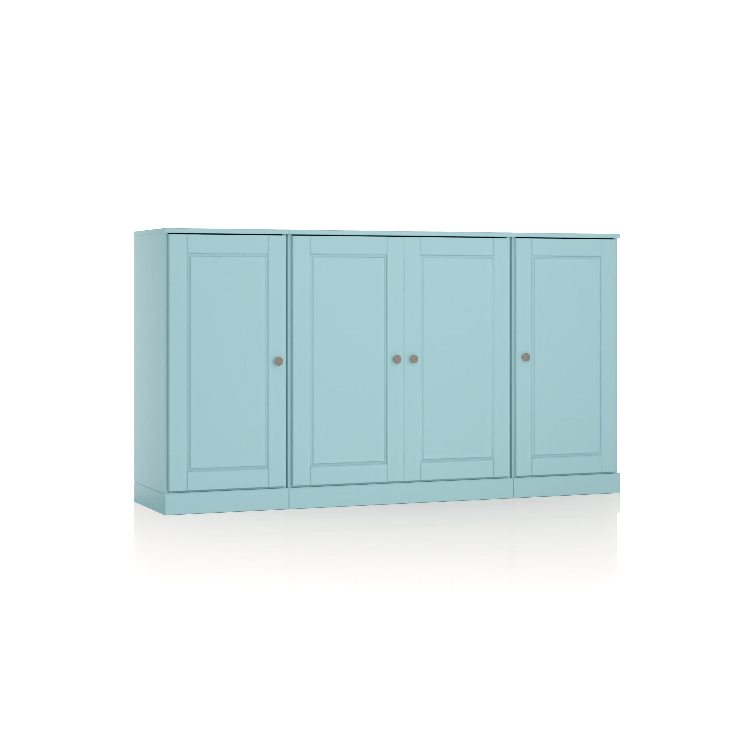 Palace Imports 100% Solid Wood 65" Sideboard with Solid Doors, 2-Drawers and Adjustable Shelves