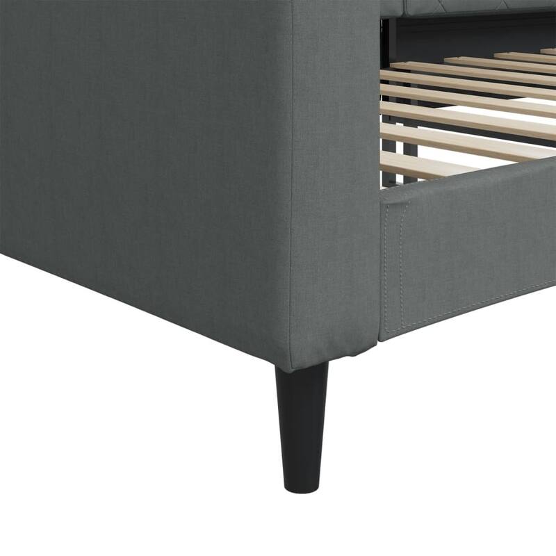 vidaXL Day Bed Upholstered Sleeper Sofa Bed for Bedroom Living Room Fabric