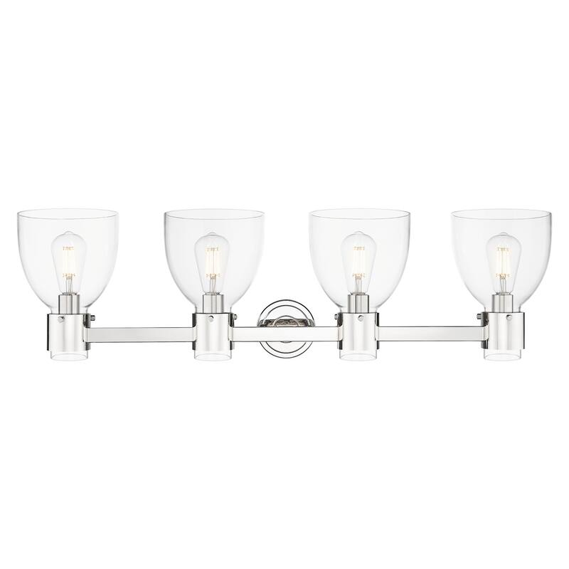 Innovations Lighting 464-4W-G464D-7CL Lawton Bell 4 Light 34" Wide