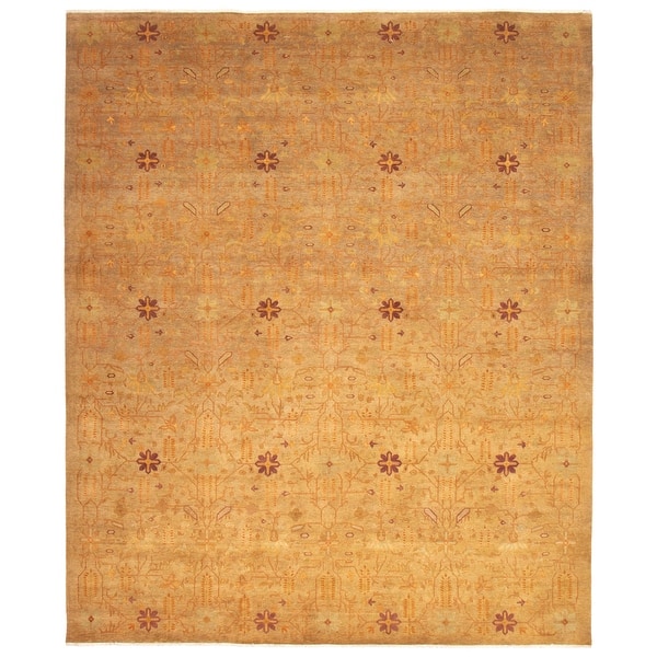 slide 1 of 9, ECARPETGALLERY Hand-knotted Pako Persian 18 Of 20 Taupe Wool Rug - 12'2 x 14'8