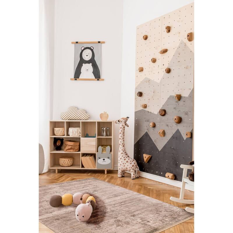 ECARPETGALLERY Hand-knotted Legacy Beige Silk Rug - 6'4 x 9'8