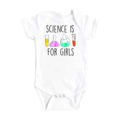 Science - Baby Boy Girl Clothes Infant Bodysuit Funny Cute Newborn E4