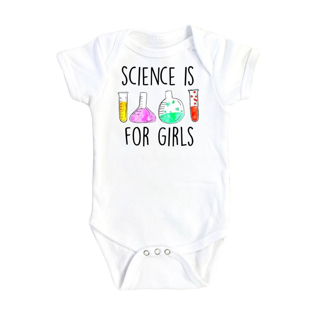 Science - Baby Boy Girl Clothes Infant Bodysuit Funny Cute Newborn E4