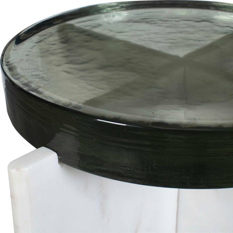Uttermost Olina Marble Outdoor Accent Table