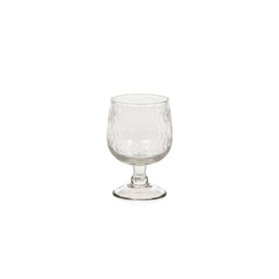 Colette Hand Made & Etched White Wine Glasses, Set of 4