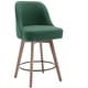 preview thumbnail 11 of 26, 26" Counter Height Swivel Bar Stool, Upholstered Counter Stools - 23.8" (D) x 21.7" (W) x 38" (H)